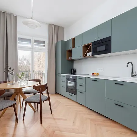 Cashmere Apt 3Br For 8 - Balcony - Kazimierz 公寓 克拉科夫